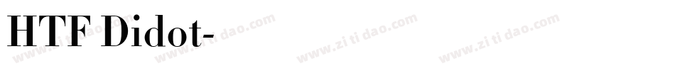 HTF Didot字体转换